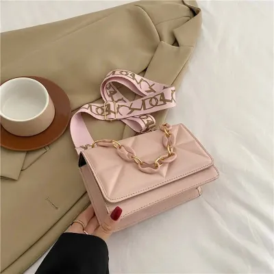 Chain Square Design Ladies Handbag